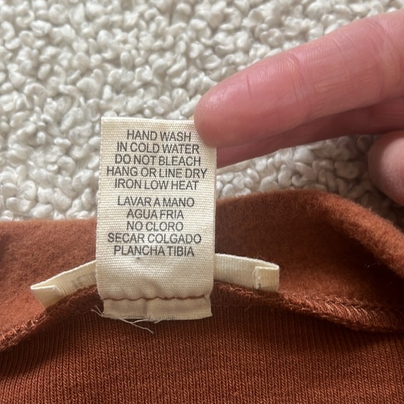 ILLA ILLA Cropped Shrug Cardigan in Chestnut Size Medium - Picture 12 of 15